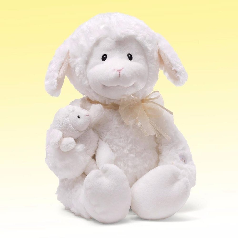 NEW BABY GUND Animated Nursery Time Lamb.